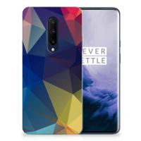 OnePlus 7 Pro | TPU Hoesje | Polygon Dark