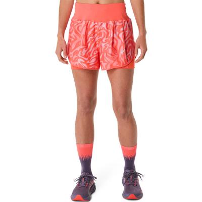 ASICS Road All Over Print 2in1 3&apos;&apos; Short Dames