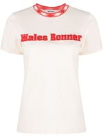 Wales Bonner t-shirt à logo appliqué - Tons neutres - thumbnail