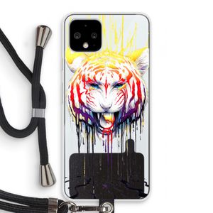 Fading: Pixel 4 Transparant Hoesje met koord