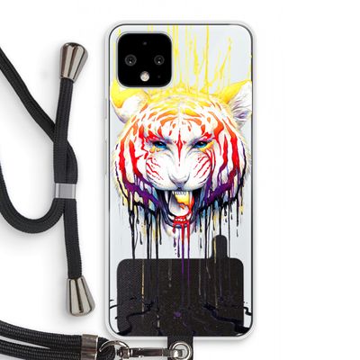 Fading: Pixel 4 Transparant Hoesje met koord