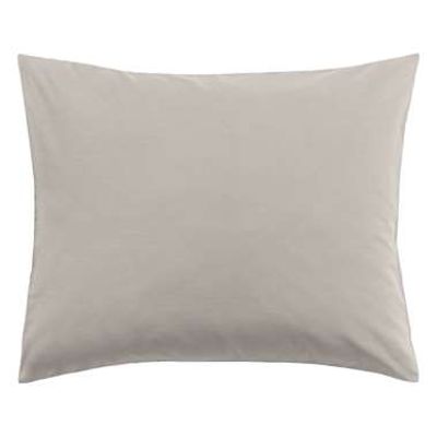 Kussensloop percale katoen - grijs (2 stuks) - 60x70 cm