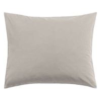 Kussensloop percale katoen - grijs (2 stuks) - 60x70 cm