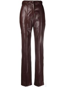 Nanushka pantalon Masa à fente - Marron