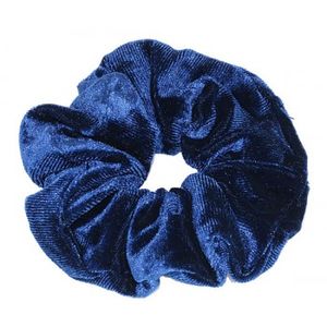 scrunchie Velvet D Blue