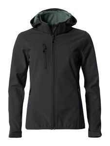 Clique 020917 Basic Hoody Softshell Ladies - Zwart - M