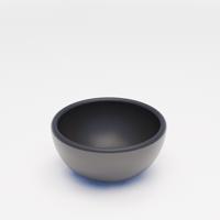 Waskom BWS Nox Mini 20 cm Solid Marmo Mat Zwart Boss & Wessing