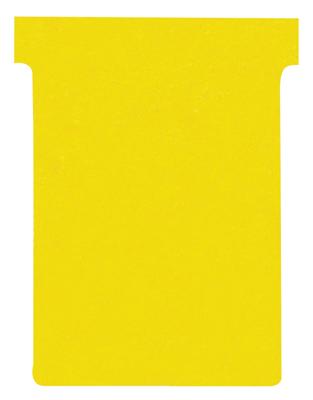 Nobo T-planbordkaarten index 3, ft 120 x 92 mm, geel