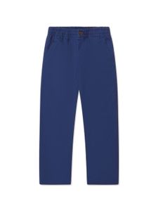 POLO RALPH LAUREN KIDS pantalon en coton à logo brodé - Bleu