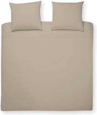 Papillon Dekbedovertrek Mendoza Zand-1-persoons (140 x 200/220 cm)