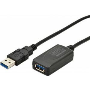 Digitus DA-73104 USB-kabel 5 m USB 3.2 Gen 1 (3.1 Gen 1) USB A Zwart