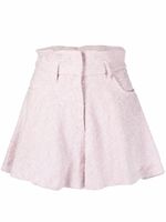 IRO short à chevrons - Rose