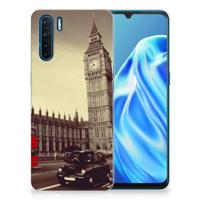 OPPO A91 | Silliconen Back Cover | Londen