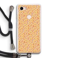 Camouflage: Pixel 3 Transparant Hoesje met koord
