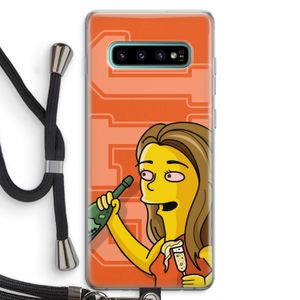 Jamie Lee Simpson: Samsung Galaxy S10 Plus Transparant Hoesje met koord