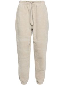 Alexander Wang pantalon de jogging en coton floqué - Tons neutres