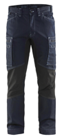 Blåkläder Service werkbroek denim stretch 14591142 | Marineblauw/Zwart | Maat 46 - 7330509485880 Blåkläder Service werkbroek denim stretch 14591142 | Marineblauw/Zwart | Maat 46 - 7330509485880