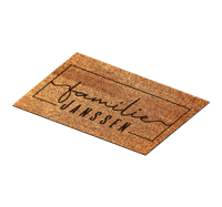 Gepersonaliseerde familienaam placemat Gepersonaliseerde familienaam placemat