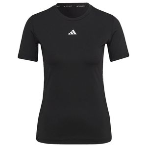 adidas Trainingsshirt Techfit - Zwart/Wit Dames