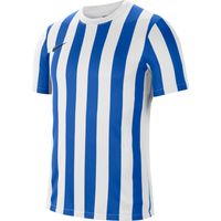 Nike Striped Division IV Voetbalshirt Wit Blauw - thumbnail