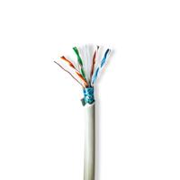 Nedis Netwerk Kabel Rol | CAT6 | Stranded | F/UTP | Koper | 50.0 m | Binnenshuis | Rond | LSZH | Grijs | Trekdoos - CCBG8526GY50 - thumbnail