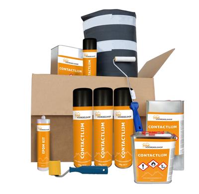 EPDM Dakpakket compleet - 6,10 meter breed- 11,50 meter lang EPDM Dakpakket compleet - 6,10 meter breed- 11,50 meter lang