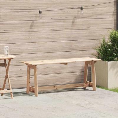 Buitenenbank 119x35x47 cm van Massief Grenenhout