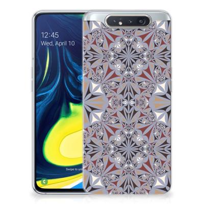 Samsung Galaxy A80 | TPU | Siliconen hoesje | Flower Tiles