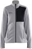 Craft 1912219 ADV Explore Heavy Fleece Jacket W - Grey Melange-Black - XXL