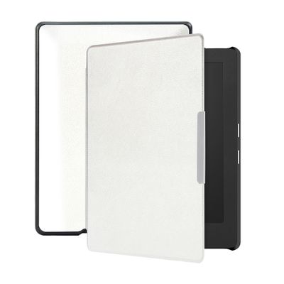 Lunso - Kobo Aura H20 Edition 1 hoes (6.8 inch) - sleep cover - Wit