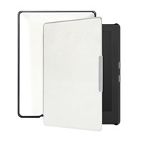 Lunso - Kobo Aura H20 Edition 1 hoes (6.8 inch) - sleep cover - Wit