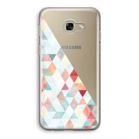 Gekleurde driehoekjes pastel: Samsung Galaxy A5 (2017) Transparant Hoesje