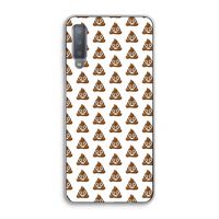 Poop emoji: Samsung Galaxy A7 (2018) Transparant Hoesje