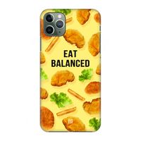 Eat Balanced: Volledig geprint iPhone 11 Pro Max Hoesje