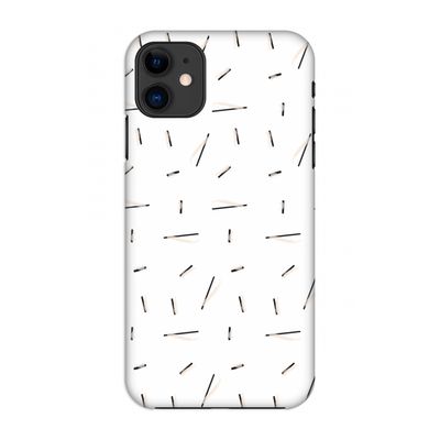 Hipster stripes: Volledig geprint iPhone 11 Hoesje