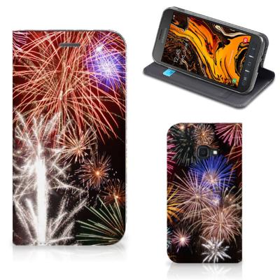 Samsung Galaxy Xcover 4s Hippe | Standcase | Vuurwerk