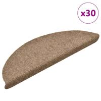Trapmatten zelfklevend 30 st 56x17x3 cm crèmekleurig