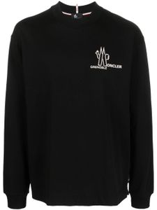 Moncler Grenoble sweat à logo imprimé - Noir