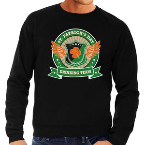 St. Patrick's day drinking team trui zwart heren 2XL  -