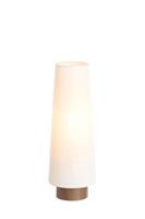 Light & Living Tafellamp witHowie met donker hout Ø 15cm - 1891352 Light & Living Tafellamp witHowie met donker hout Ø 15cm - 1891352