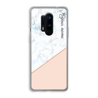 Marmer in stijl: OnePlus 8 Pro Transparant Hoesje
