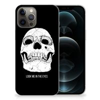 Silicone Back Case iPhone 12 Pro Max Skull Eyes - thumbnail