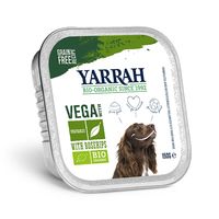 Yarrah - Bio Natvoer Hond Kuipje Chunks Vega - 12 x 150 g - thumbnail