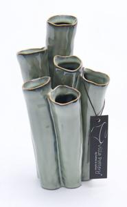 New Juul Vaas porselein 10x20cm olijf