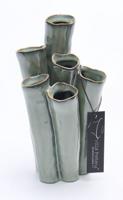 New Juul Vaas porselein 10x20cm olijf