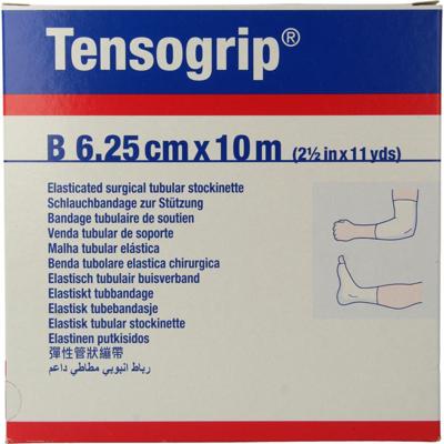 Tensogrip Elastisch buisverband 10m x 6.25cm huidskleur