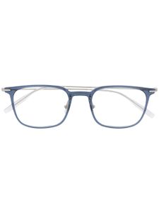 Montblanc lunettes de vue à monture carrée - Bleu