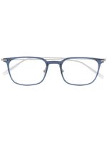 Montblanc lunettes de vue à monture carrée - Bleu