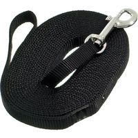 Trainings- en Zoeklijn Ziggi Zwart - 1500 cm x 20 mm 1500 cm x 20 mm Flamingo Zwart - thumbnail