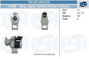 Starter Mercedes 2.7 kw 780001092030